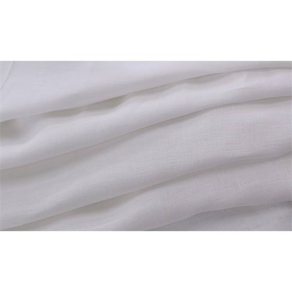 Tuscany White Linen Drapery Fabric 29035