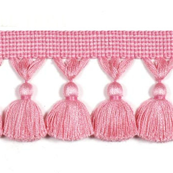 Naples Tassel Trim 6409 Pink 29420