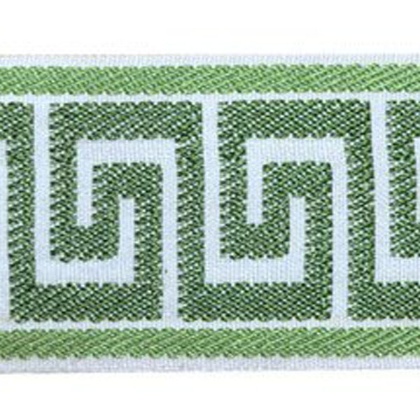 Greek Key Lime Braid Tape Trim 31821