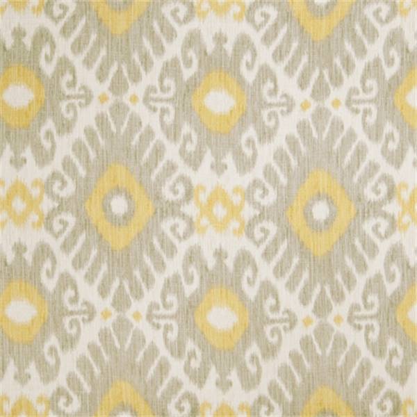 Ikat Floral 72464RF Dove Gray Drapery Fabric by Richtex Home 37396
