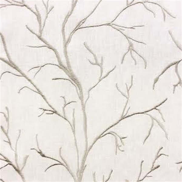 Gifford Dust Embroidered Tree Design Drapery Fabric by Swavelle Mill
