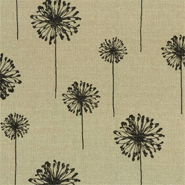 Dandelion Black Denton by Premier Prints - Drapery Fabric 30 Yard bolt