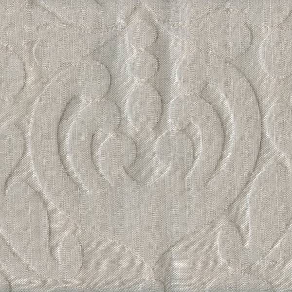 Grace Vapor Grey Floral Embossed Drapery Fabric by P Kaufmann 48760