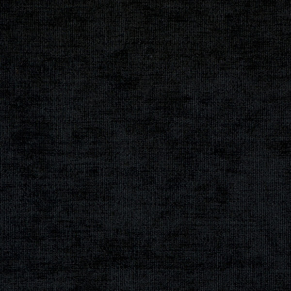 Sonoma Solid Black Velvet Upholstery Fabric 49606