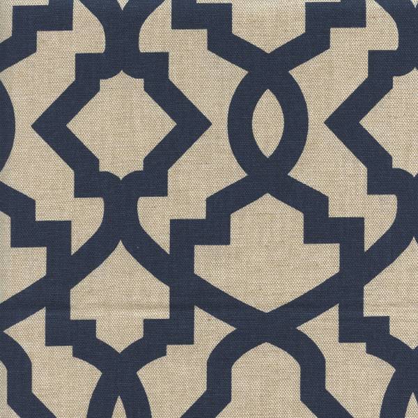 Sheffield Indigo Laken Contemporary Drapery Fabric by Premier Prints 30 Yard Bolt