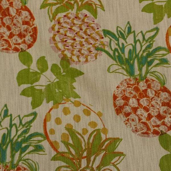 Pineapple Grove Floral Drapery Fabric By Richloom 57399