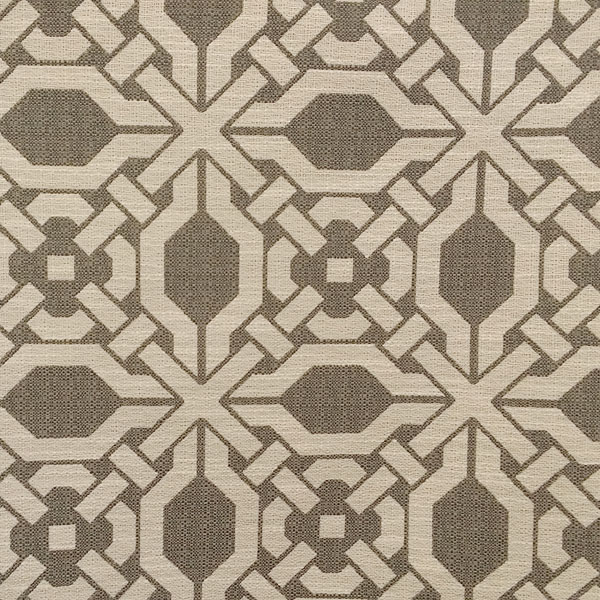 M9911 Grey Woven Geometric Design Upholstery Fabric by Barrow Merrimac