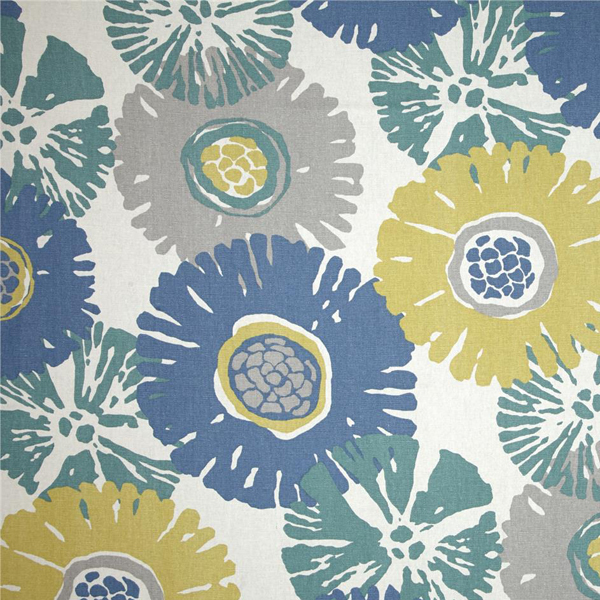 30 Yd Bolt Starburst Ocean Floral Drapery Fabric by Magnolia 58211