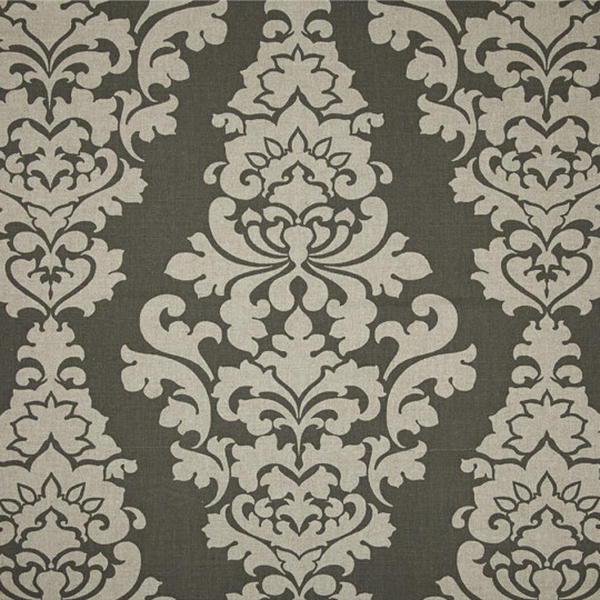 Berlin Gray Drapery Fabric by Premier Prints Fabrics