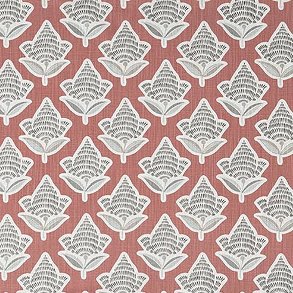 Makoto Scarlet Slub Canvas Printed Drapery Fabric by Premier Print Fabrics 30 Yard Bolt