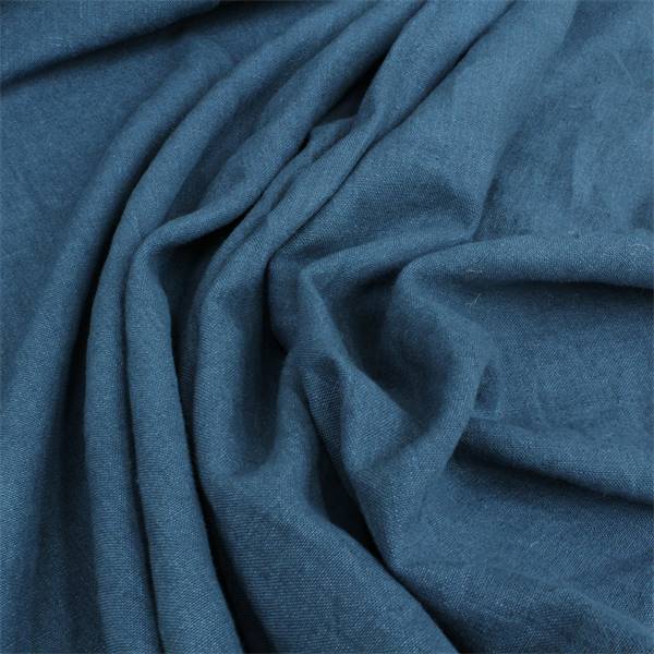 Easy Does It Linen Drapery Fabric Color Midnight Blue 117EASMID1