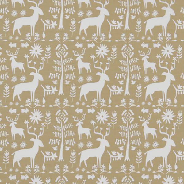 Promised Land Camel Cotton Drapery Print by Premier Print Fabrics 30 Yard Bolt