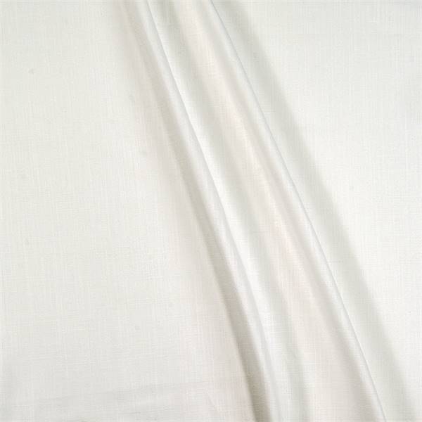 Drew Two-Way Slub Solid White Cotton Drapery Fabric by Premier Prints - By the 30 Yard Bolt