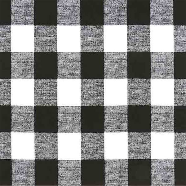 Outdoor Anderson Plaid Black Fabric by Premier Prints 30 Yard Bolt 114OANDERBL
