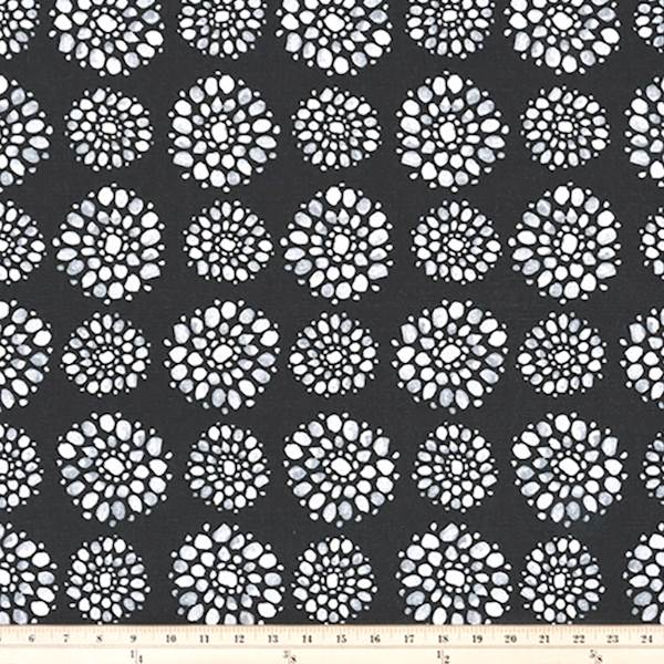 Myrtle Ink Drapery Fabric by Premier Prints - 30 Yard Bolt 114MYRTLEINK-bolt