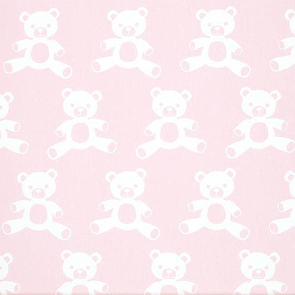 Teddy Bella White Twill Drapery Fabric by Premier Prints - 30 Yard Bolt 114TEDDYBEWH-bolt