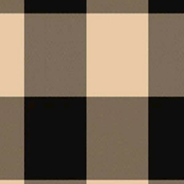Sandwell Black/Tan Check Drapery Fabric By the Bolt 146SANDW936Bolt