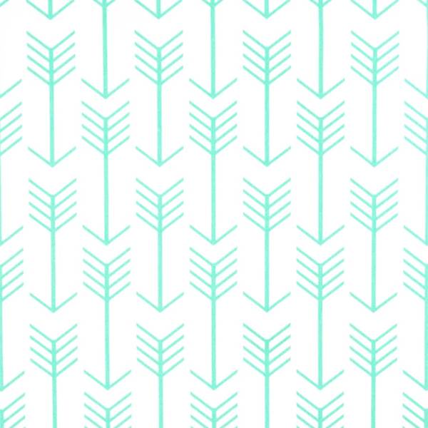 Arrow White Mint Drapery Fabric by Premier Prints - 10 Yard Bolt 114ARROWWHM-10bolt