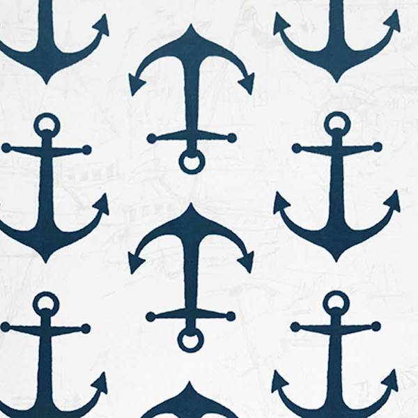 Outdoor Anchors Oxford Blue Fabric by Premier Prints 10 Yard Bolt 48459-10Bolt