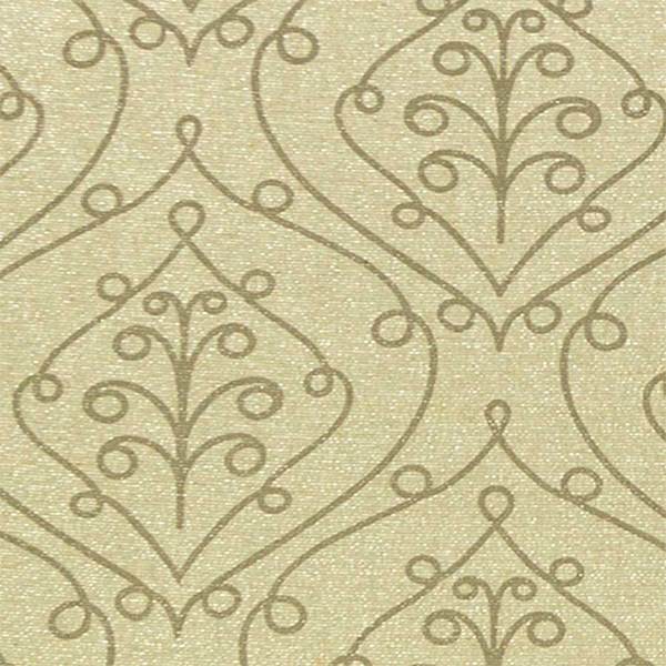 Barcelona Ecru Loni Scroll Drapery Fabric by Premier Prints 10 Yard Bolt
