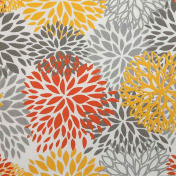 Blooms Citrus Yellow Outdoor by Premier Prints - Drapery Fabric 10 Yard bolt 31616-10Bolt