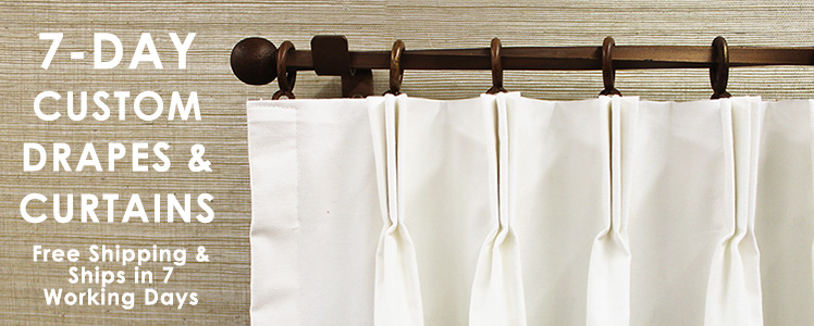 7 Day Drapes Single Window Width Buyfabrics Com